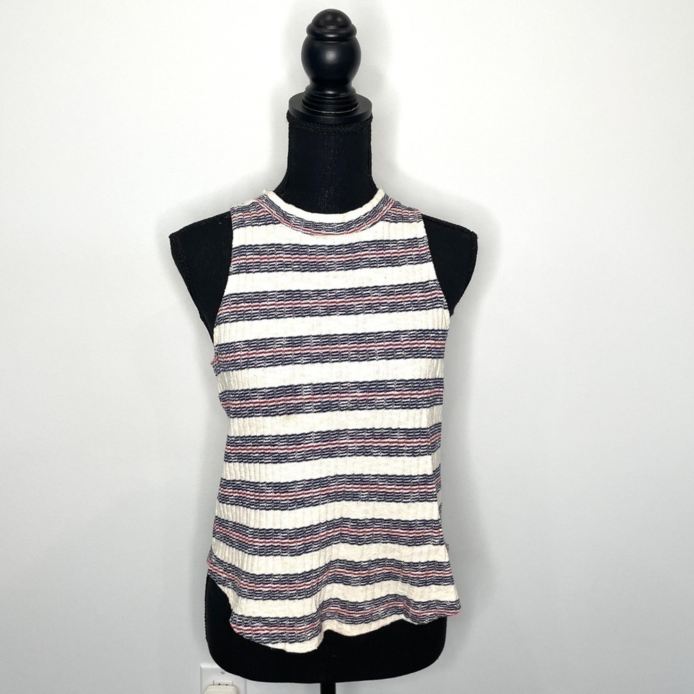 Madewell Knit High Neck Sleeveless Top
